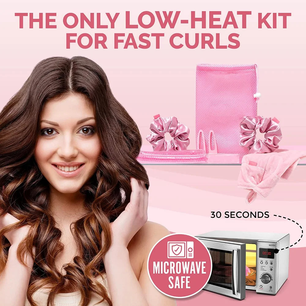 Low Heat Gel Beads Curler Soft Heatless Curling Rod Sleeping Rollers Lazy Curls Curly Hair Styling Tools free shipping