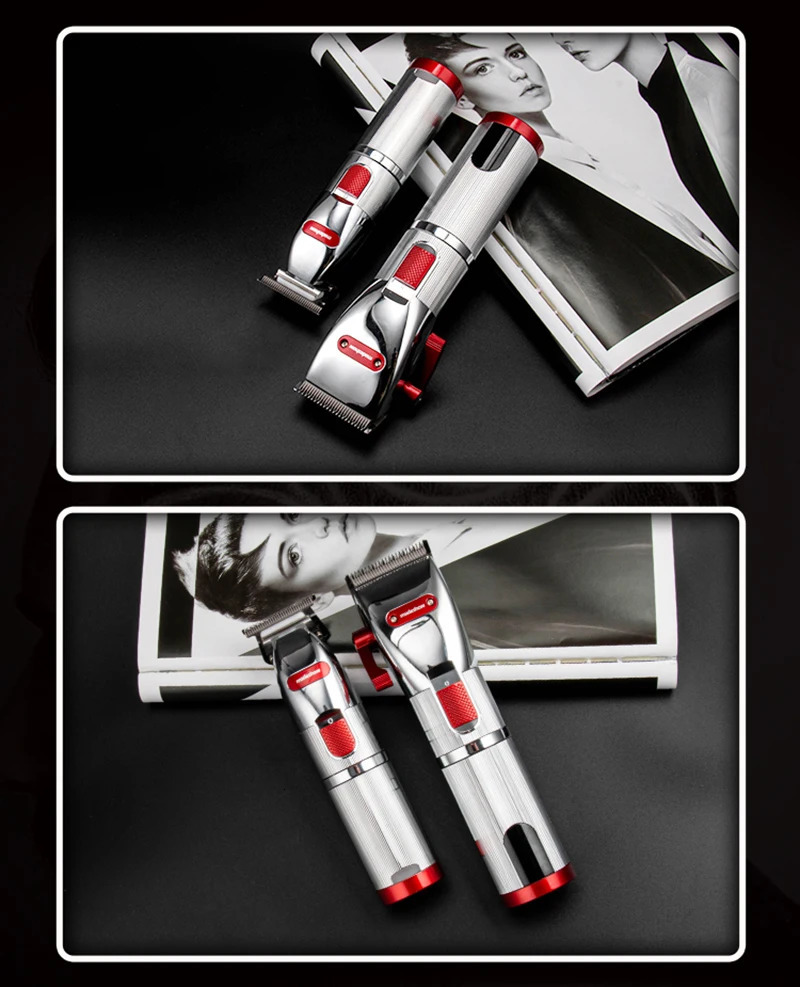 Professional Madeshow M5 M6 Clipper For Men Beard Trimmer Barber 0mm Baldhead Clippers Hair Cutting Machine Cut T Blade 231202 C260312