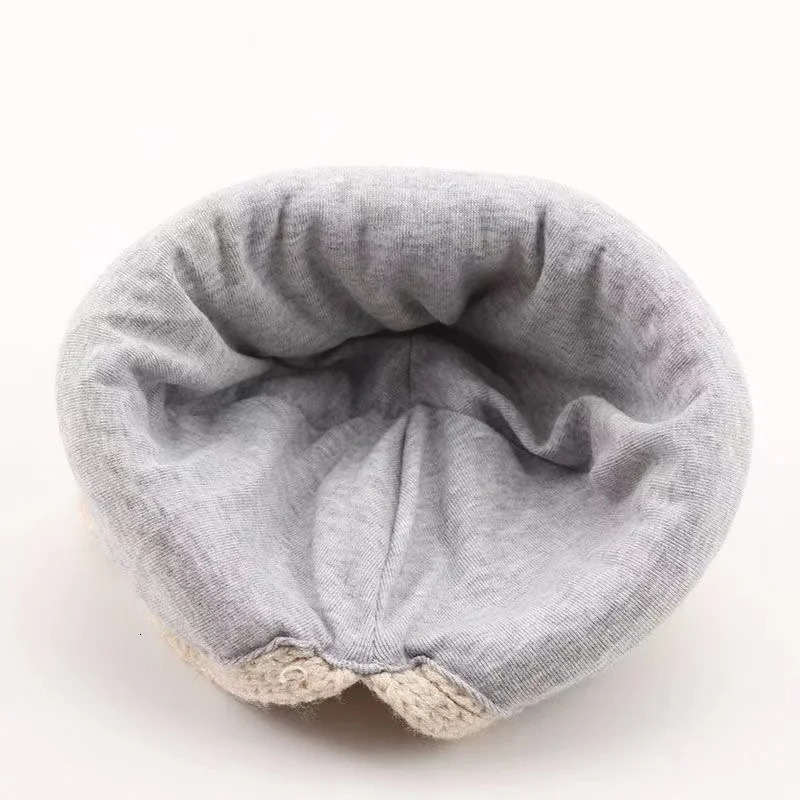 Caps Hats Korean Style Autumn Winter Unisex Cute Pompom Cotton Earflap Caps For born Toddler Kids Girls Cap Baby Boy Hats Beaine Bonnet 231202