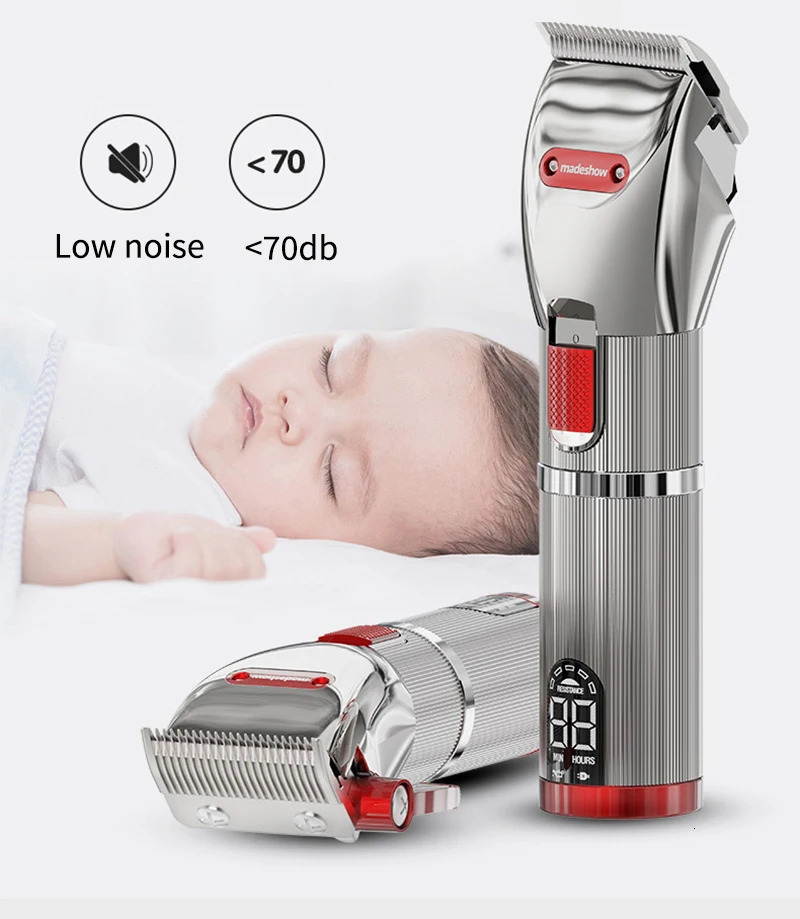 Professional Madeshow M5 M6 Clipper For Men Beard Trimmer Barber 0mm Baldhead Clippers Hair Cutting Machine Cut T Blade 231202 C260312