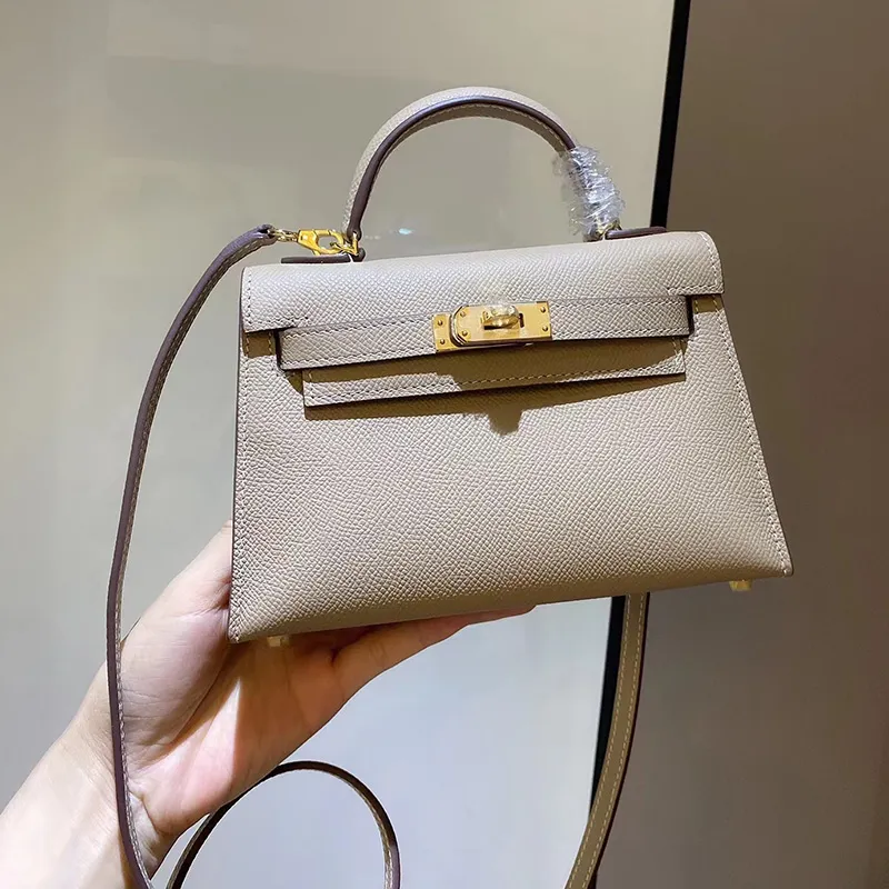 2024 10A Quality Luxury bag Womens Bags Designer Handbag Woman Genuine Leather Orange Black Crossbody Shoulder Bag Female Purse Lady Tote With Lock