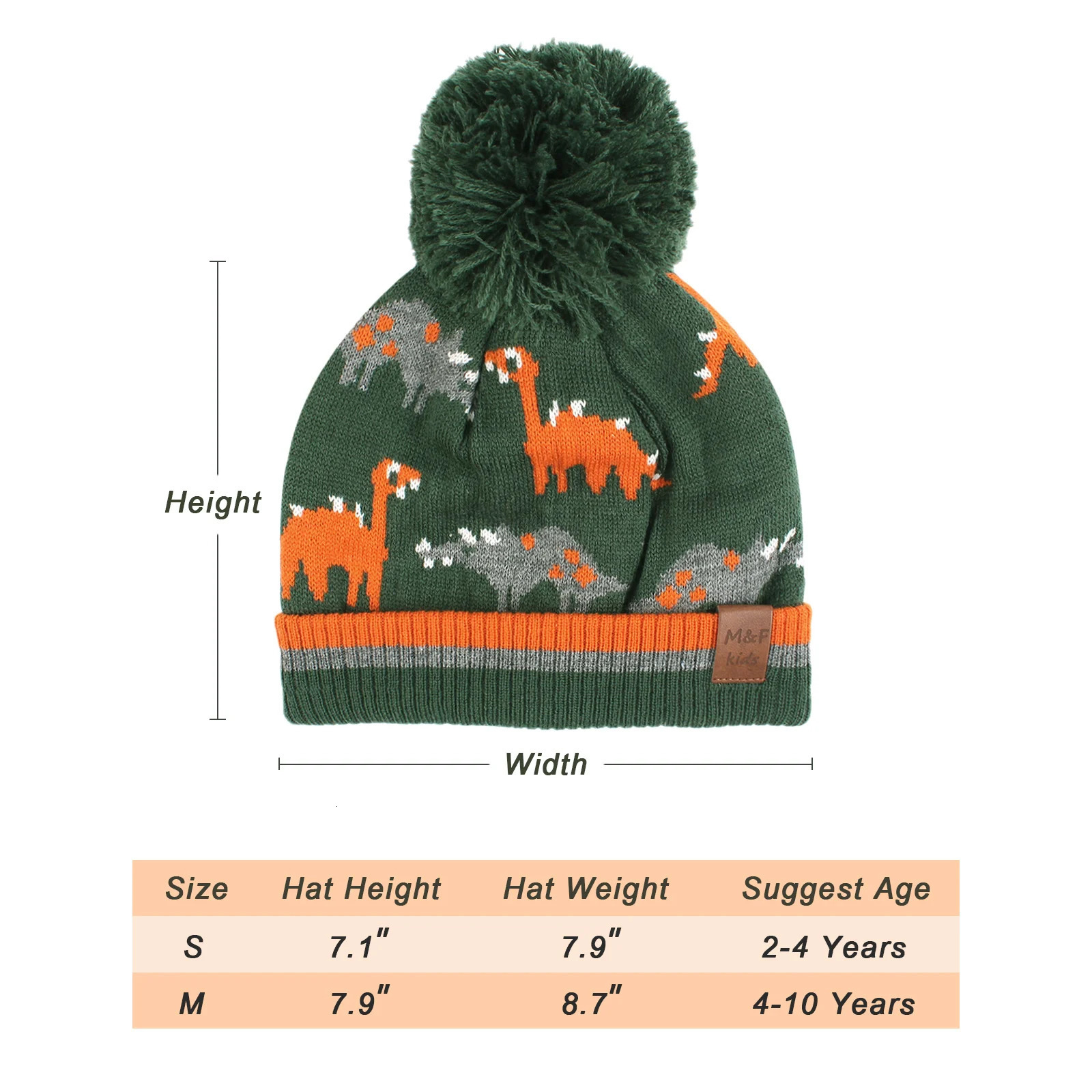 Caps Hats Winter Toddler Boys Dinosaur Hat Autumn Kids Warm Knitted Baby Beanie Fashion Suitable For 2-10 Years Old 231202
