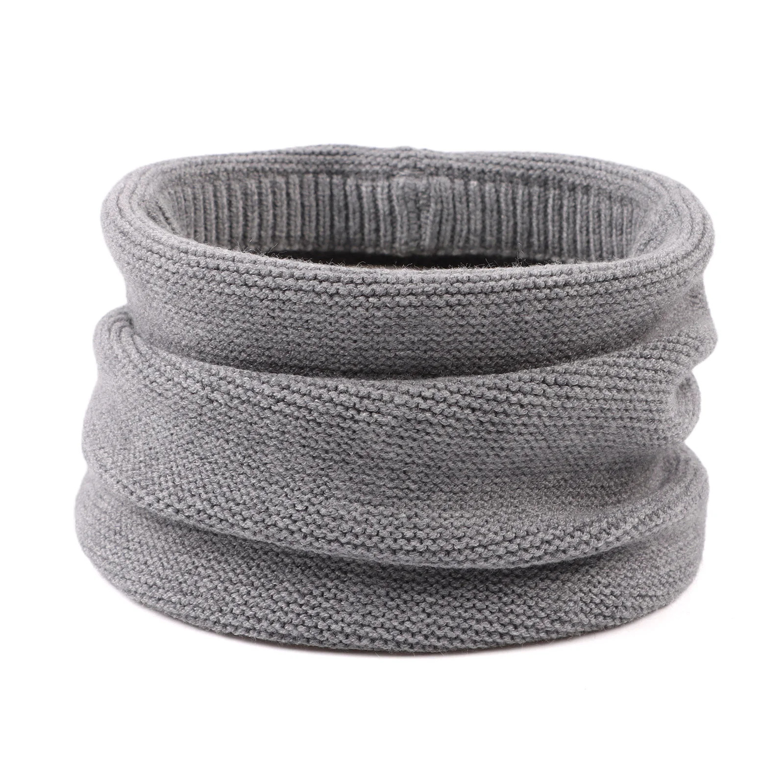 Scarves Wraps Children Multipurpose O Neck Ring Scarf Autumn Winter Warm Windproof Neckerchief For Boys Girls Kids Solid Cotton 231202