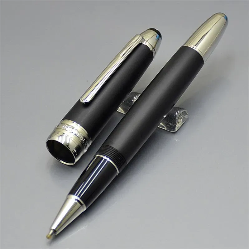 Wholesale Famous Roller Ball Pen Matte Black Gift Pen White Classique Office Writing Pens Dwe74 With Series Number