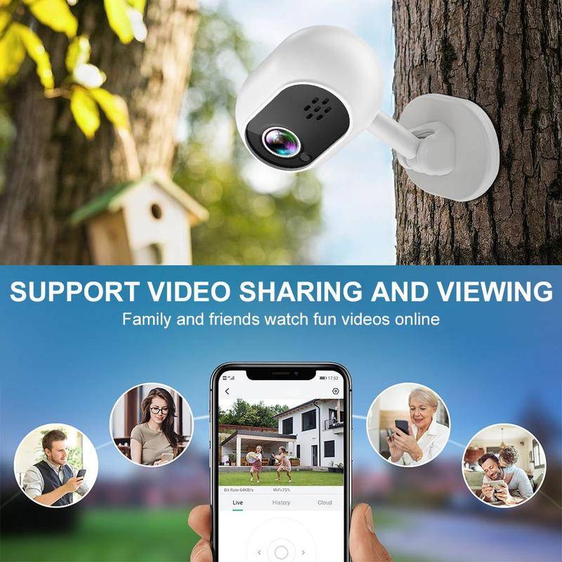 Wireless WiFi Camera Home Security Protection Infrared Night Vision PTZ Motion Detection Surveillance Camera