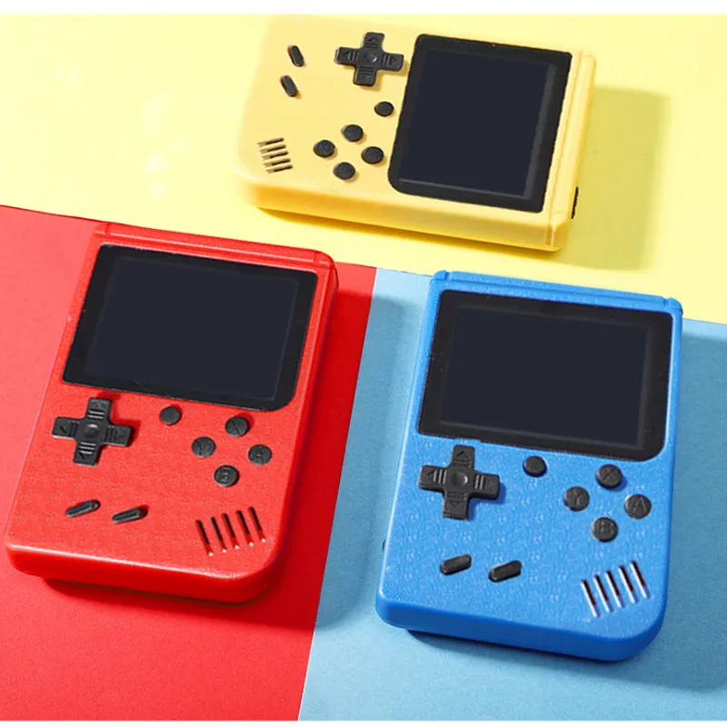 Mini Retro Handheld Portable Game Players Video Console Nostalgic handle Can Store 400 sup Games 8 Bit Colorful LCD