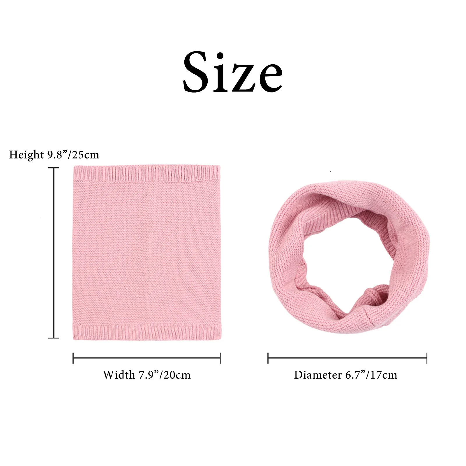Scarves Wraps Children Multipurpose O Neck Ring Scarf Autumn Winter Warm Windproof Neckerchief For Boys Girls Kids Solid Cotton 231202
