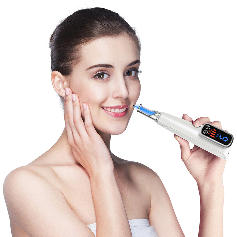 Picosecond Laser Pen Blue Red Light Therapy Tattoo Scar Mole Freckle Removal Dark Spot Remover Skin Care Beauty Machine Rechargeable Plasma Laser Pen