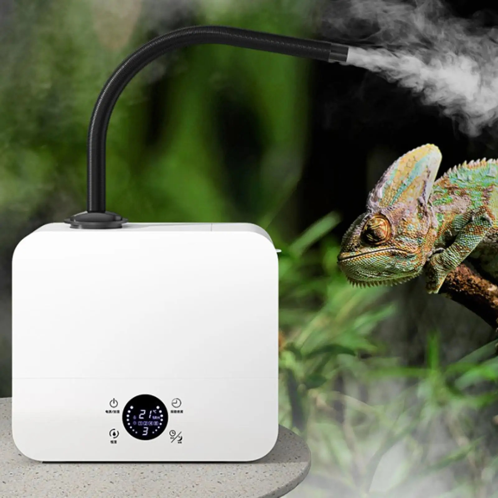 Reptile Supplies 2.5L Amphibians Humidifier Portable Fogger Vaporizer Fog Maker Generator Terrarium Mute Lizard 231204