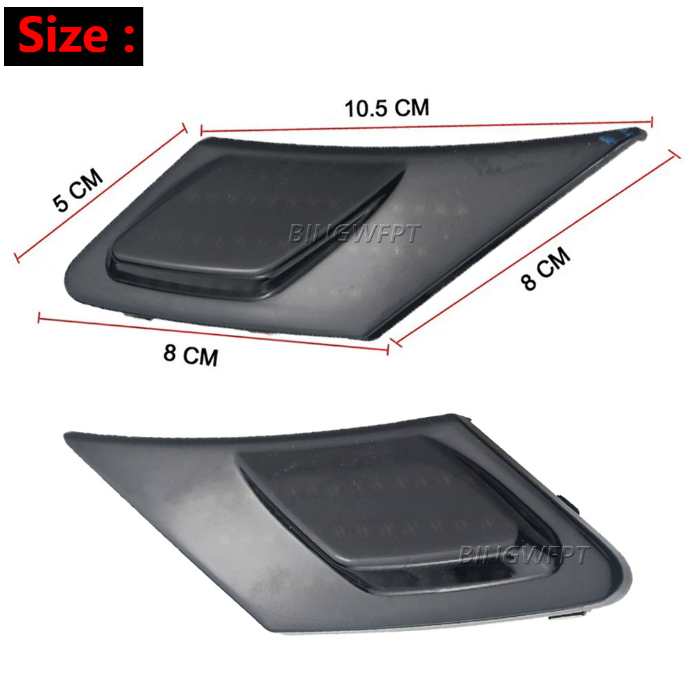 2PCS LED Dynamic Turn Signal Light For Toyota 86 FT86 GT86 Side Marker Indicator Sequential Lamps For Scion FR-S For Subaru BRZ