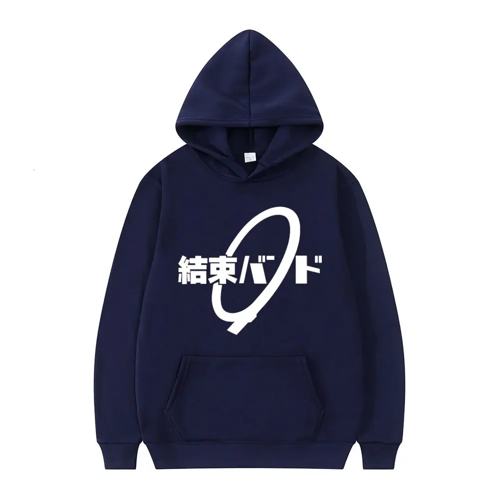 Men's Hoodies Sweatshirts Anime Cos BOCCHI THE ROCK Hoodie Kessoku Band Couples Hoodies Goto Hitori Ijichi Nijika Cospaly Oversized Long Sleeve M