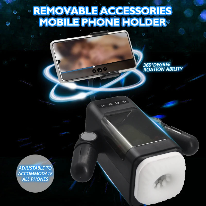 Masturbators HESEKS Automatic Thrusting Vibrating with Heating Masturbation for Men Real Vagina Blowjob Male 231204