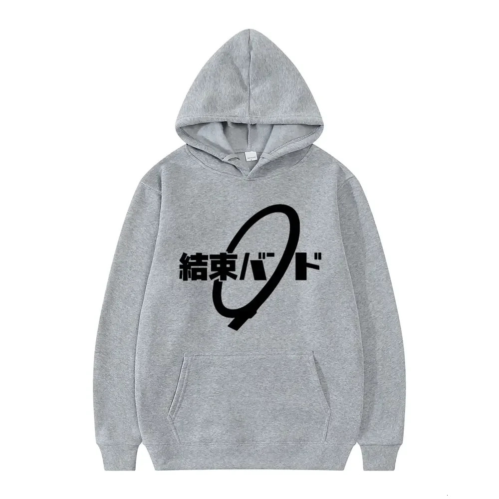 Men's Hoodies Sweatshirts Anime Cos BOCCHI THE ROCK Hoodie Kessoku Band Couples Hoodies Goto Hitori Ijichi Nijika Cospaly Oversized Long Sleeve M