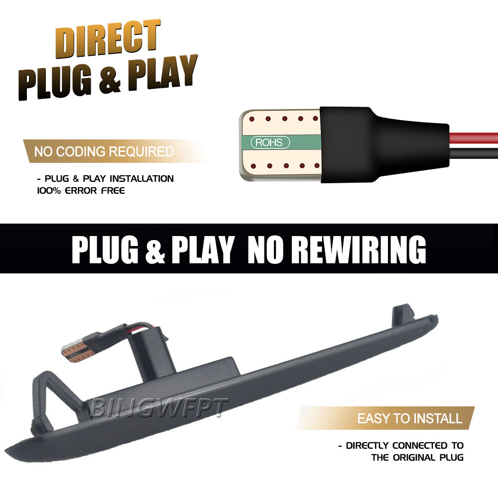 Smoked LED Side Marker Blinker Turn Signal Light Lamp For Alfa Romeo Giulietta 940 Juliet Sprint Veloce 2010-2021 Error Free