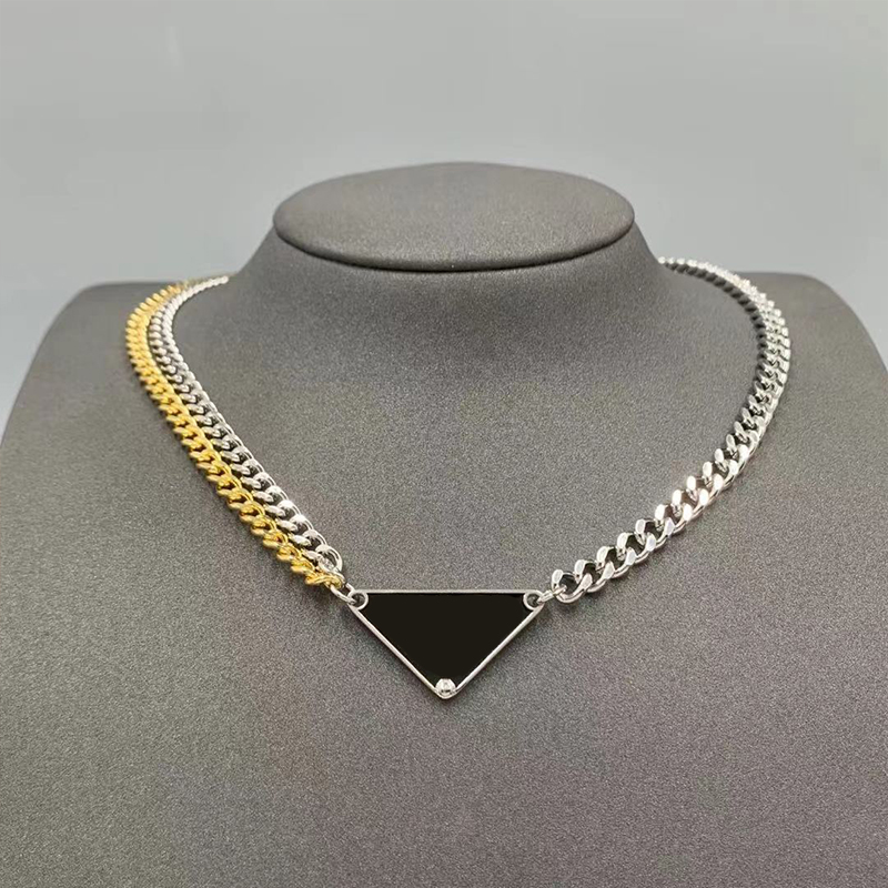 Designer Pendant Necklace Women's Necklaces Pearl Personality Design 8 Models Temperament Triangle Letters Wedding Party Jewelry Gift