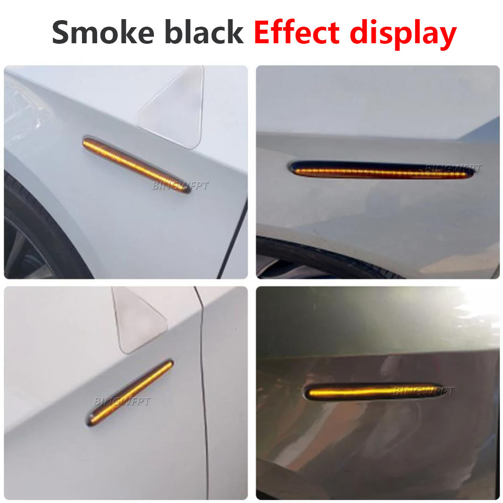 Smoked LED Side Marker Blinker Turn Signal Light Lamp For Alfa Romeo Giulietta 940 Juliet Sprint Veloce 2010-2021 Error Free