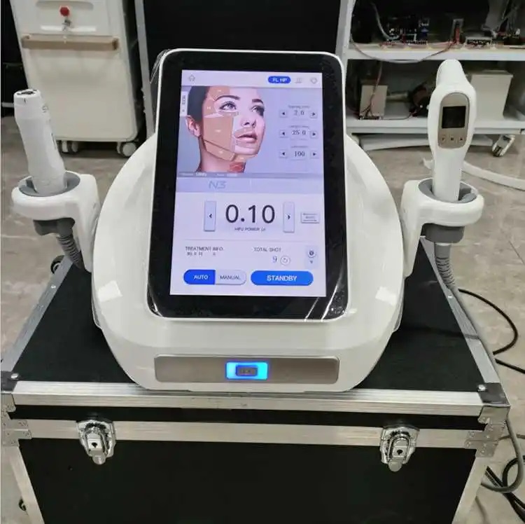 New Arrives Face Lifting Anti-aging Wrinkle Removal Mini Ultrasonic Slimming Machine Skin Tighten RF 7D 8D Facial Body Skin Tightening Firming 9D HIFU