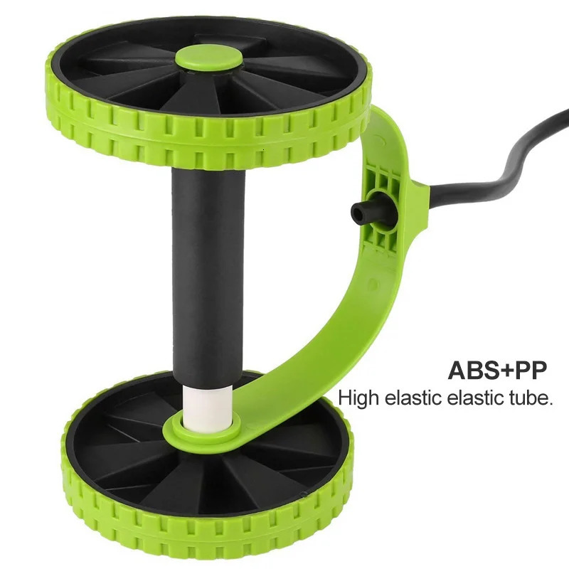 Ab Rollers Abdominal Exerciser Roller Wheel Resistance Bands Pull Core Muscle Trainer Home Gym Bodybuilding Fitness Equipment 231104