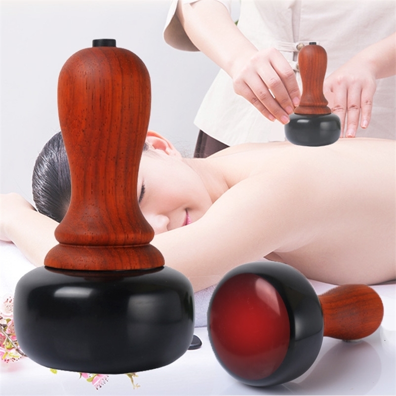 Full Body Massager Stone Electric Gua Sha Massager Bian Stone Guasha Scraping Back Heat Massage Tool Warm Moxibustion Body Skin 231202