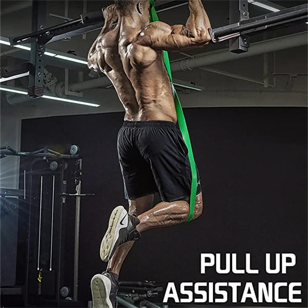 Yoga Stripes Resistance Bands Exercise Elastic Natural latex Workout Ruber Loop Strength rubber band gym Fitness Equipment Training Expander 231104