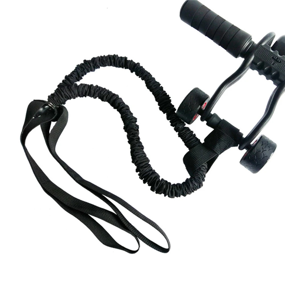 Ab Rollers AB wheel Abdominal Pull Rope Fitness Resistance Band for 4Wheel Roller Muscle Trainer Home Workout 231104