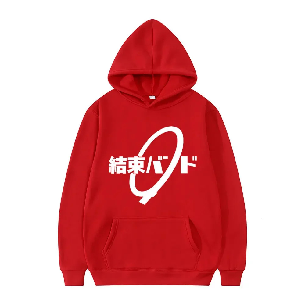 Men's Hoodies Sweatshirts Anime Cos BOCCHI THE ROCK Hoodie Kessoku Band Couples Hoodies Goto Hitori Ijichi Nijika Cospaly Oversized Long Sleeve M