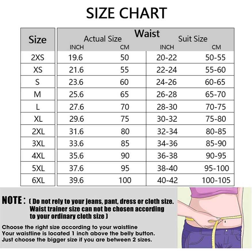 Waist Tummy Shaper Fajas Colombianas Latex Waist Trainer Body Shaper Shapewear Women Corset for Slimming Belly Sheath Modeling Strap 25 Steel BonesL23