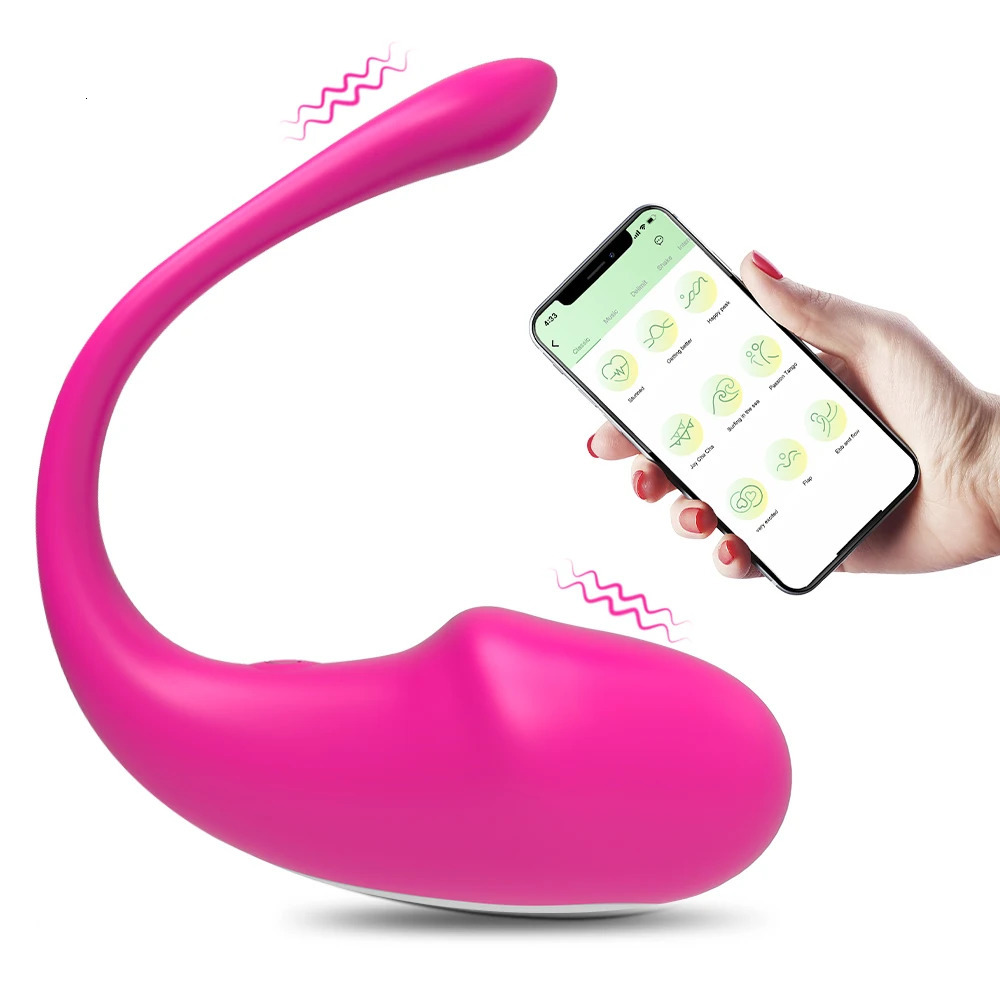 Vibrators APP Gspot Vibrator Long Distance With Bluetooth Dildo Wear Vibrating Egg Female Vaginal Ball Panties Sex Toys for Couples Sexo 231204