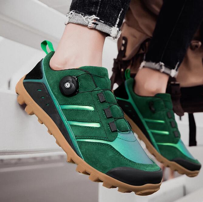 New Men's Large Size Hiking Shoes Outdoor Wear-resistant and Comfortable Travel Hiking Shoes Sports Cycling Men's Shoes