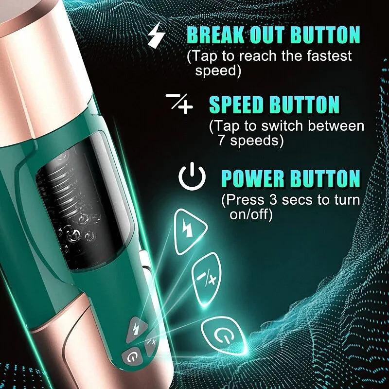 Masturbators Automatic Male Masturbator with 7 Thrusting Rotating Mastubators Cup Electric Pocket Pussy for Penis Stimulation Stroker 231204