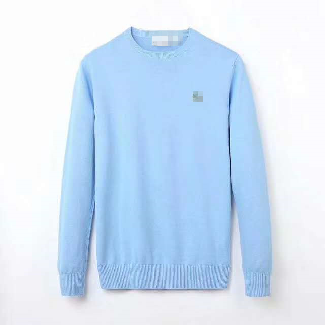Fashionable polo crocodile sweater men's brand sportswear long sleeved embroidered couple sweater spring and autumn loose fitting pullover