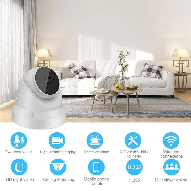 V380Pro App Auto Track Security Network Camera Wifi Surveillance Built in View IP Night Vision CCTV IP Camera