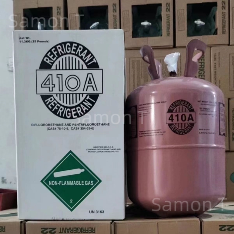 Freon Steel Cylinder Packaging R22 30lbs Tank Cylinder Refrigerant for Air Conditioners