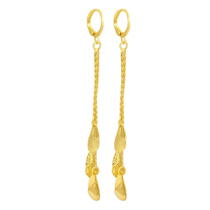 Stud Real 100% 14 K Yellow Gold color Earrings for Women Fine Orecchini Bizuteria Gemstone 14K Garnet Jewelry Drop 231204