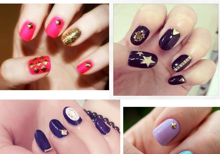 Stickers Decals 5000PCSLot Nail Art Metal Stud Japanese Glitter Bulk Decoration Piercing Plates Ornaments 231204