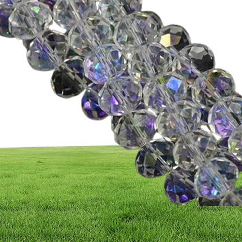 300pcs AB Colorglass ball round crystal beads Loose beads For Jewelry Making Glass DIY 4 6 8mm