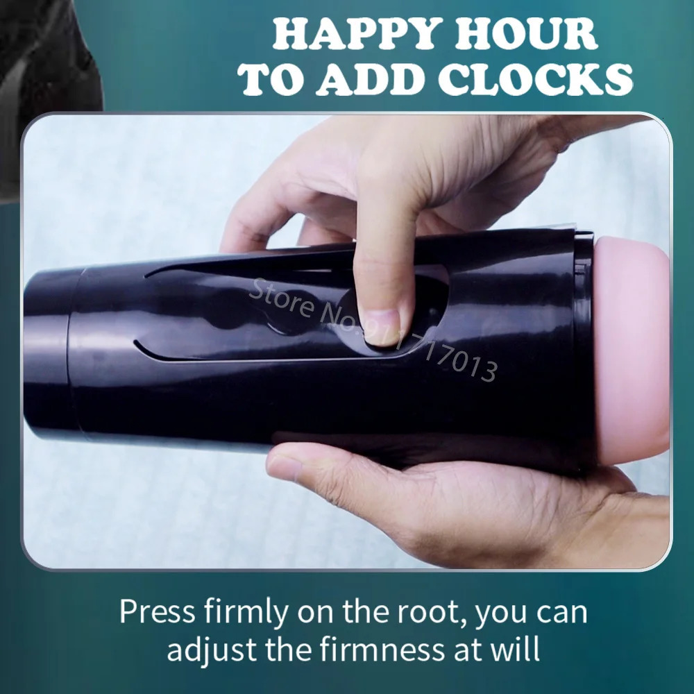 Masturbators Male Masturbator Cup Silicone Vagina Stroker Blowjob Endurance Exercise Masturbation Sex Toys for Men Adult Goods 231204