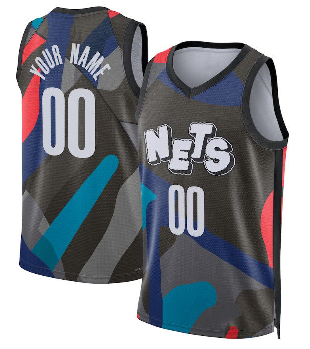 BKN Netts City Basketball Jerseys Benn Simmons Cam Thomas Dennis Schroder Nic Claxton Cameron Johnson Jacky Cui Yongxi Bojan Bogdanovic Sharpe Jersey 