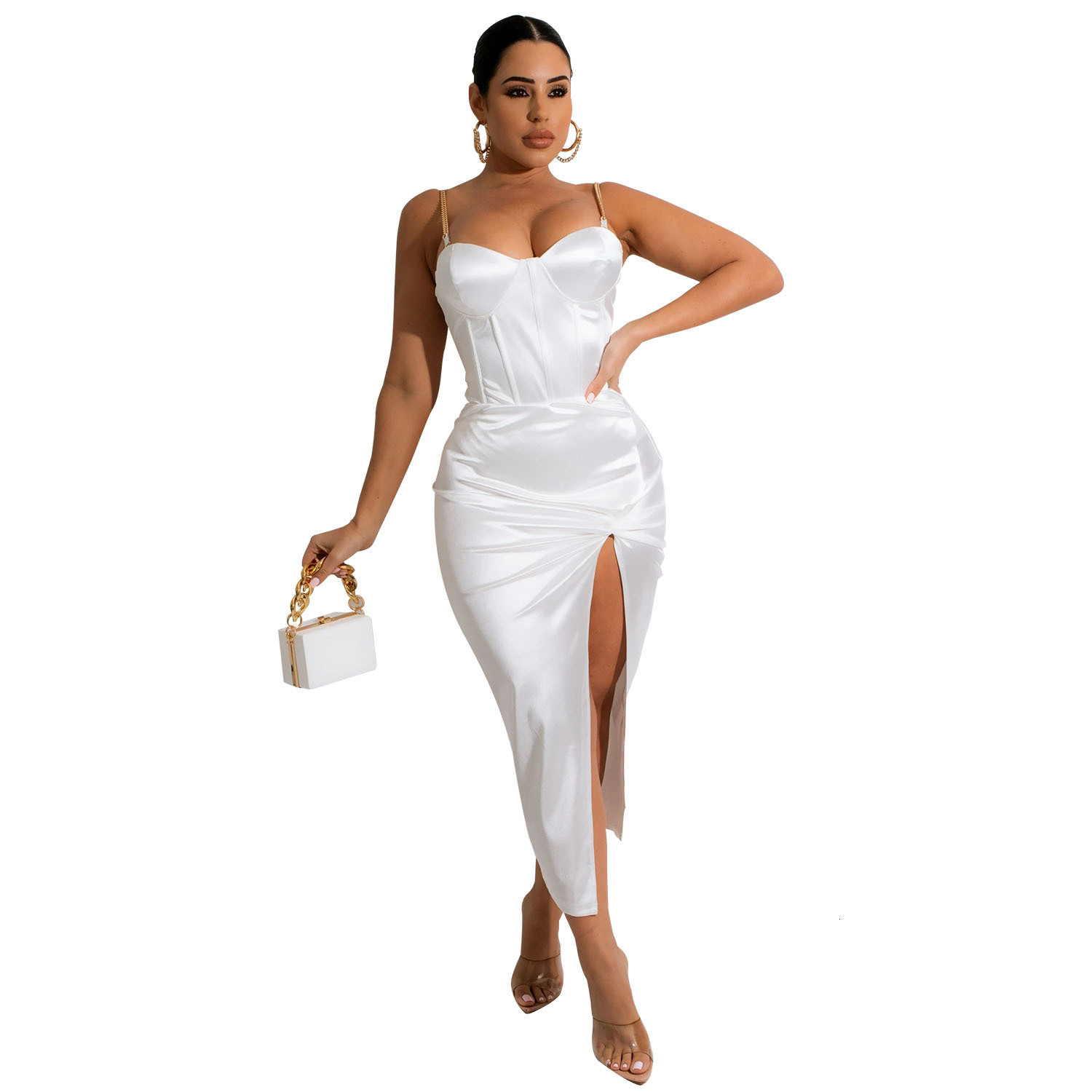 Sexy Bodycon Woman Birthday Dress Fall Elegant Slip Dresses For Women Casual Party Night Club Black Clothes 22441P 210712wtt