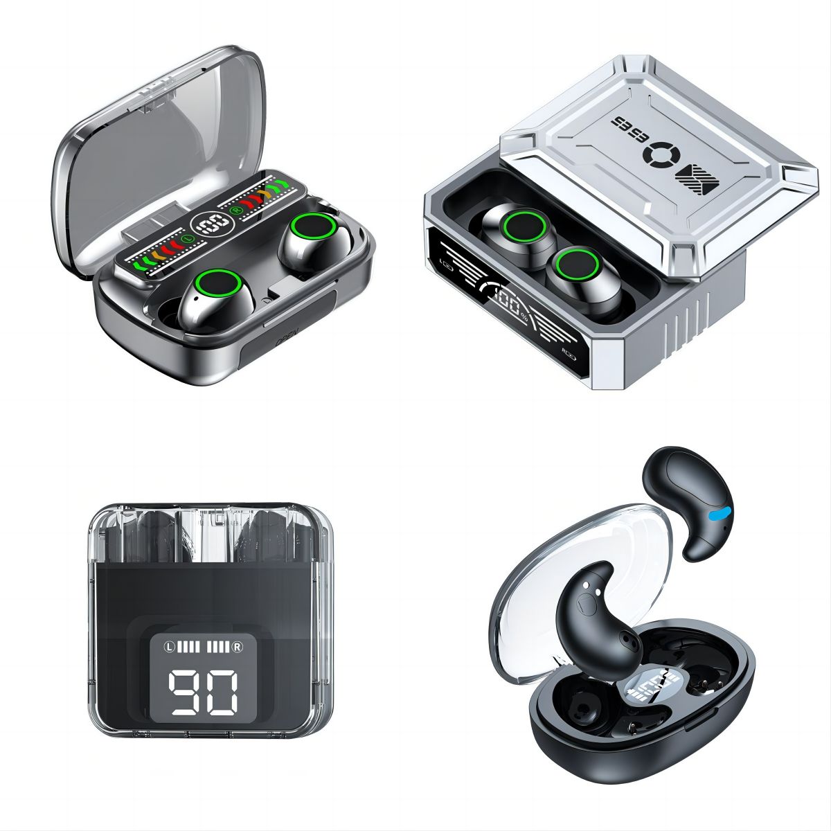 Wireless Bluetooth Earphone TWS Bluetooth Earphone M96 M97 M99 M100 In ear Headphones Earbuds Built-in Microphone High Quality Headphone Sport Earphon
