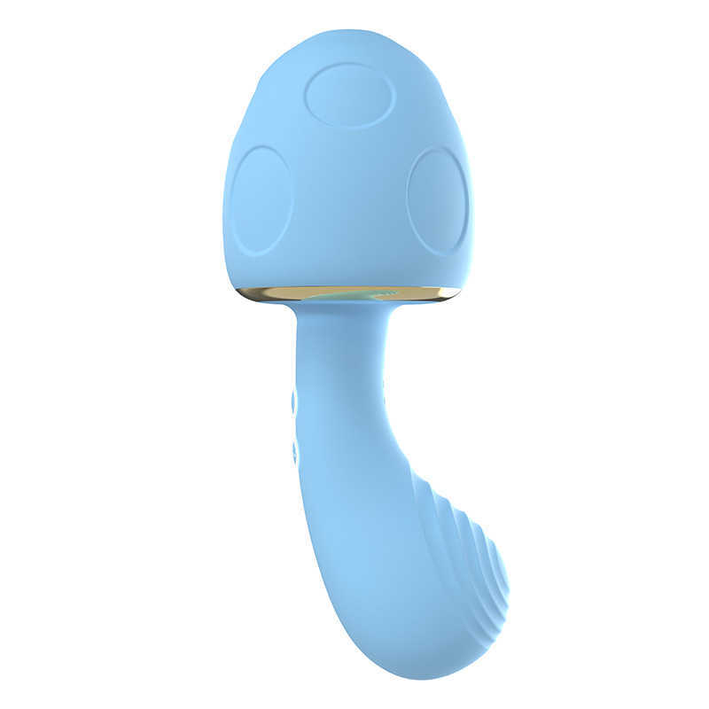 New Little Mushroom Sucking Vibrating Heating and Jumping Egg Cream Clip Set for Adult Sexuality Products Shared by Couples