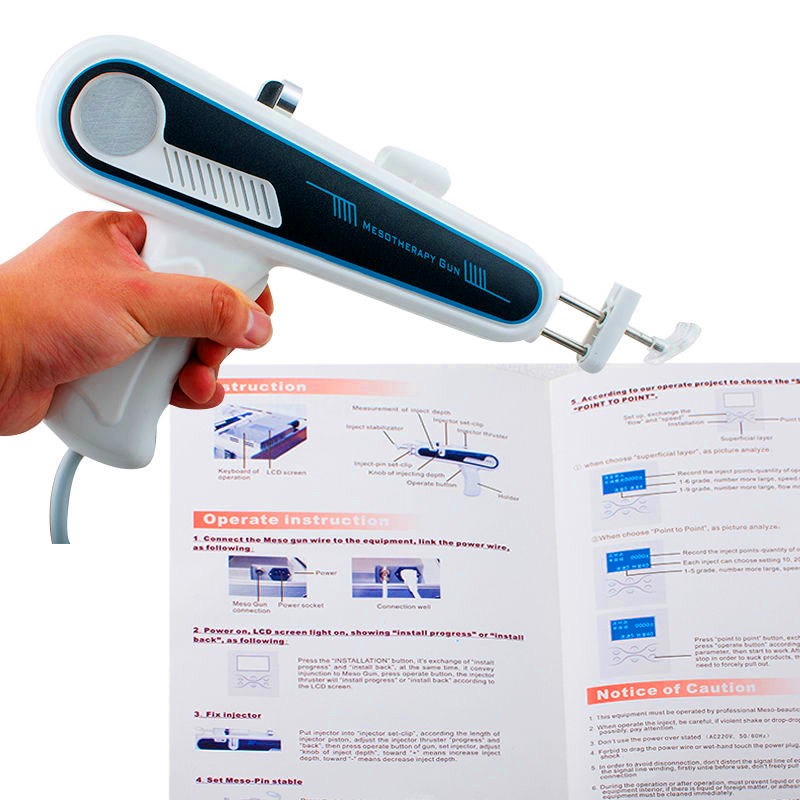 Dermal Filling Serum Mesotherapy Pen Skin Smoothing Revitalization Moisturize Lock Water Anti-wrinkle Women Beauty Device for Delaying Aging