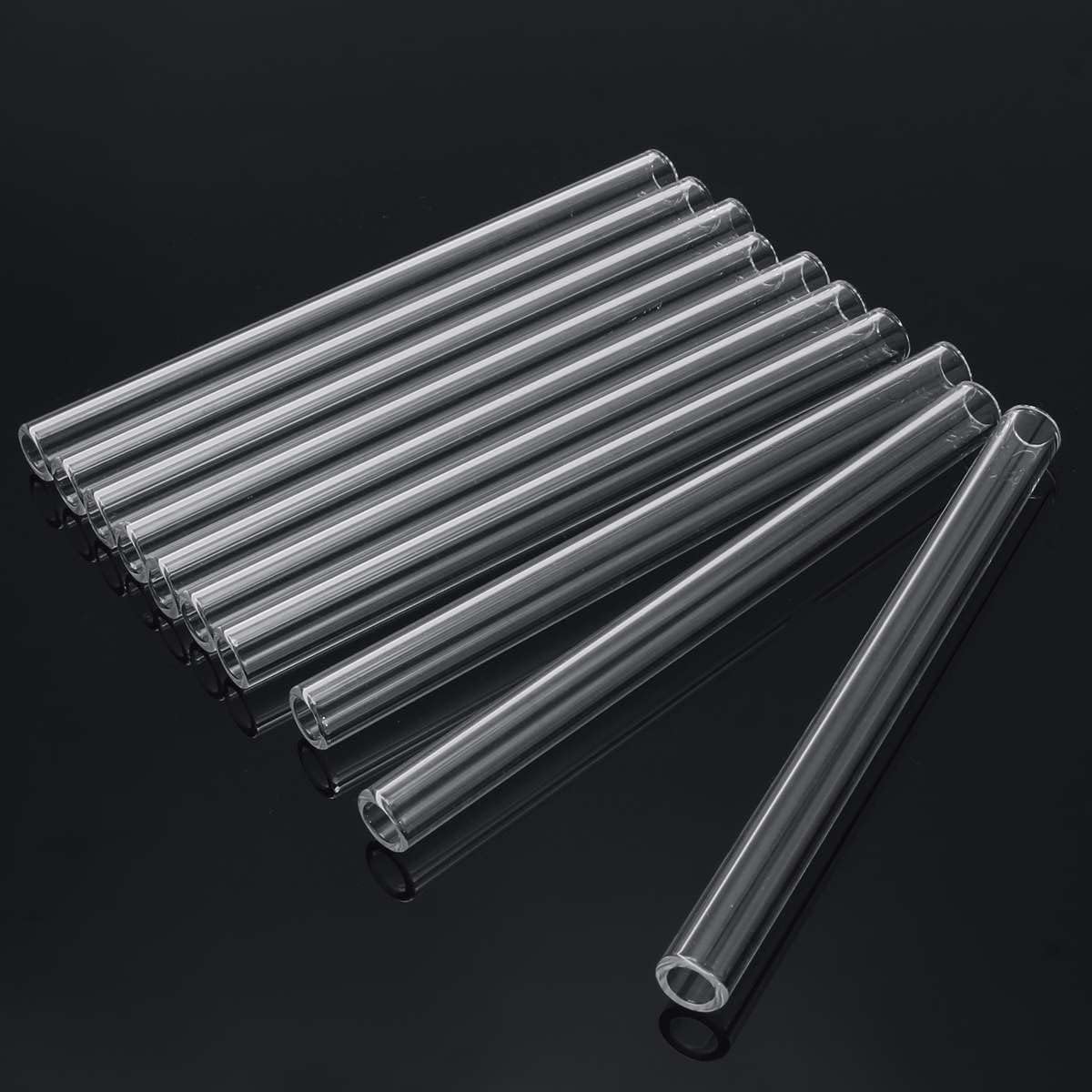 10/20 Piece 4 inch Long Glass Tubes 12 mm OD 2 mm Thick Wall Tubing Borosilicate Blowing Glass Tubes