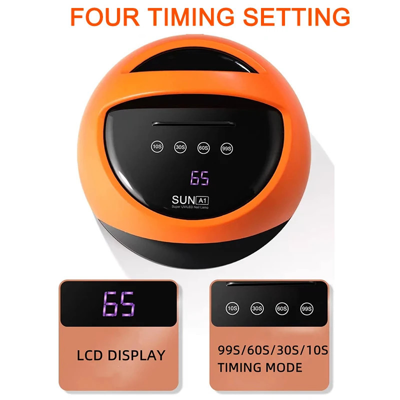 Nail Dryers UV LED Lamp 360W High Power Dryer with Phone Holder Professional Gel Polish Curing Auto Sensor 231204