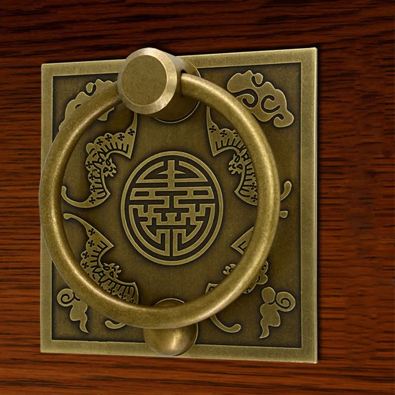 Antique Carved designs drawer knob furniture door handle hardware wardrobe cabinet shoe round cone pull