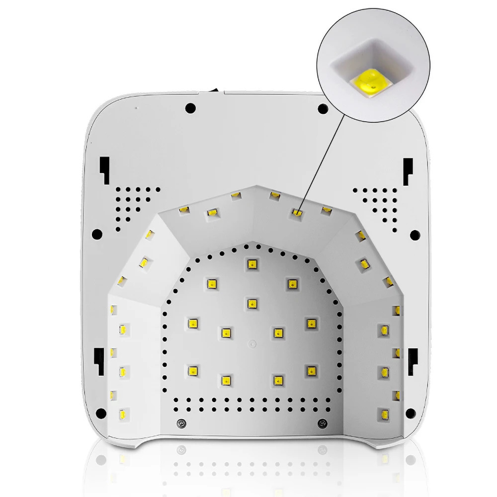 Nail Dryers 72W UV LED Lamp Rechargeable Dryer Fast Dry Drying Wireless for Curing All Gel Polish Manicure 231204