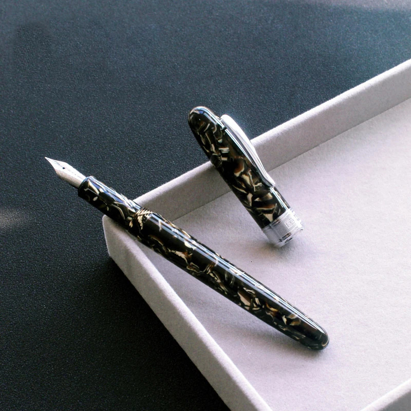 Gift Fountain Pens Visconti Van Gogh Starry Sky Resin Beautiful Fountain Pen Students Smooth Writing Business Gift Resin/Metal Pen Holder 231204