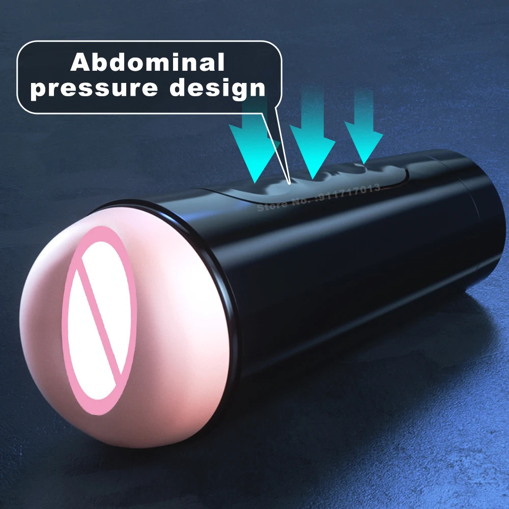 Masturbators Male Masturbator Cup Silicone Vagina Stroker Blowjob Endurance Exercise Masturbation Sex Toys for Men Adult Goods 231204