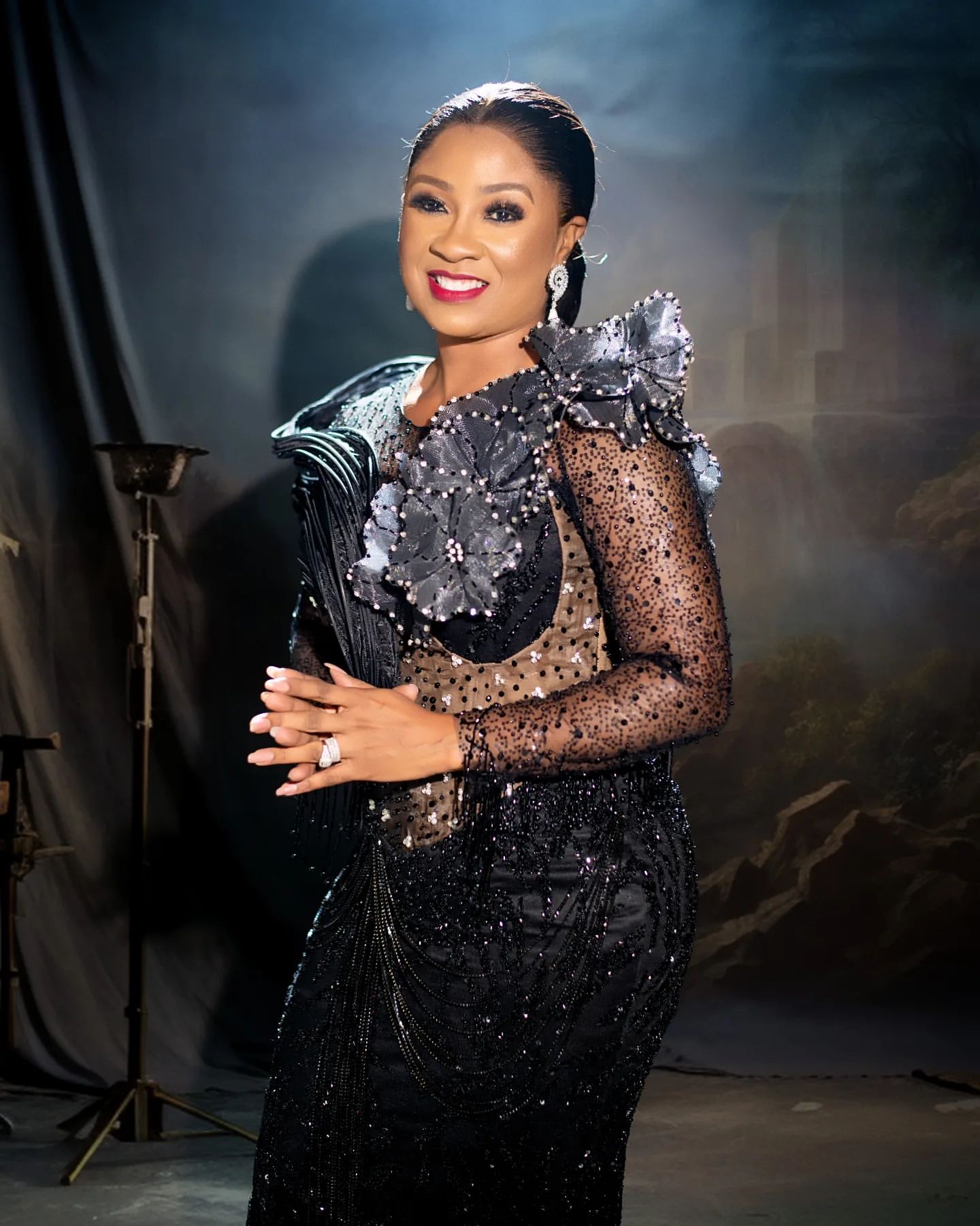 2024 Aso Ebi Mermaid Black Prom Dress Beaded Sequined Lace Evening Formal Party Second Reception Birthday Engagement Gowns Dresses Robe De Soiree ZJ34