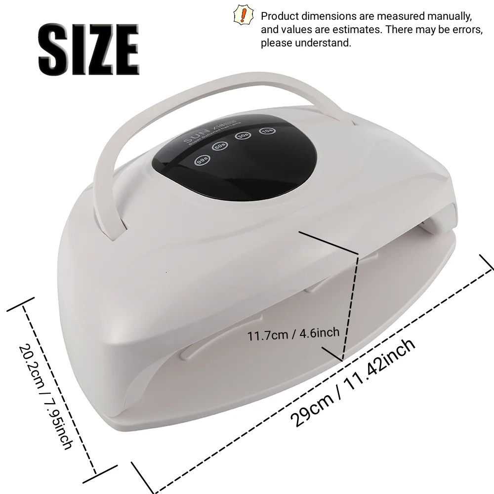 Nail Dryers SUN X18 Max EU Plug UV LED Lamp For Fast Drying Gel Polish Dryer 72LEDS Home Use Ice With Auto Sensor Manicur 231204
